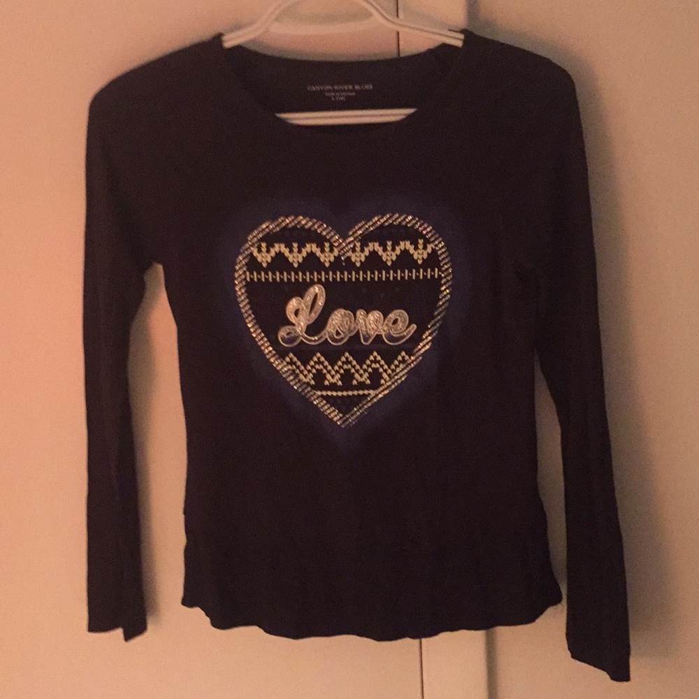 Hear long sleeve shirt
